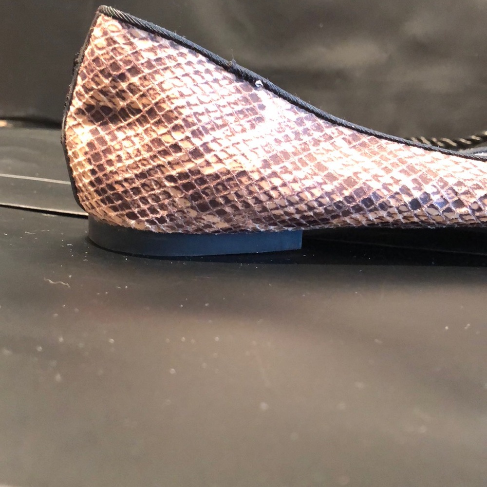 Sam Edelman Circus Studded Python Look Flats 7.5 - image 6